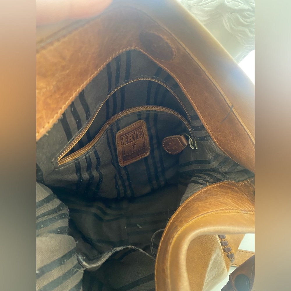 Frye Melissa Hobo Bag in Cognac - Picture 9 of 10